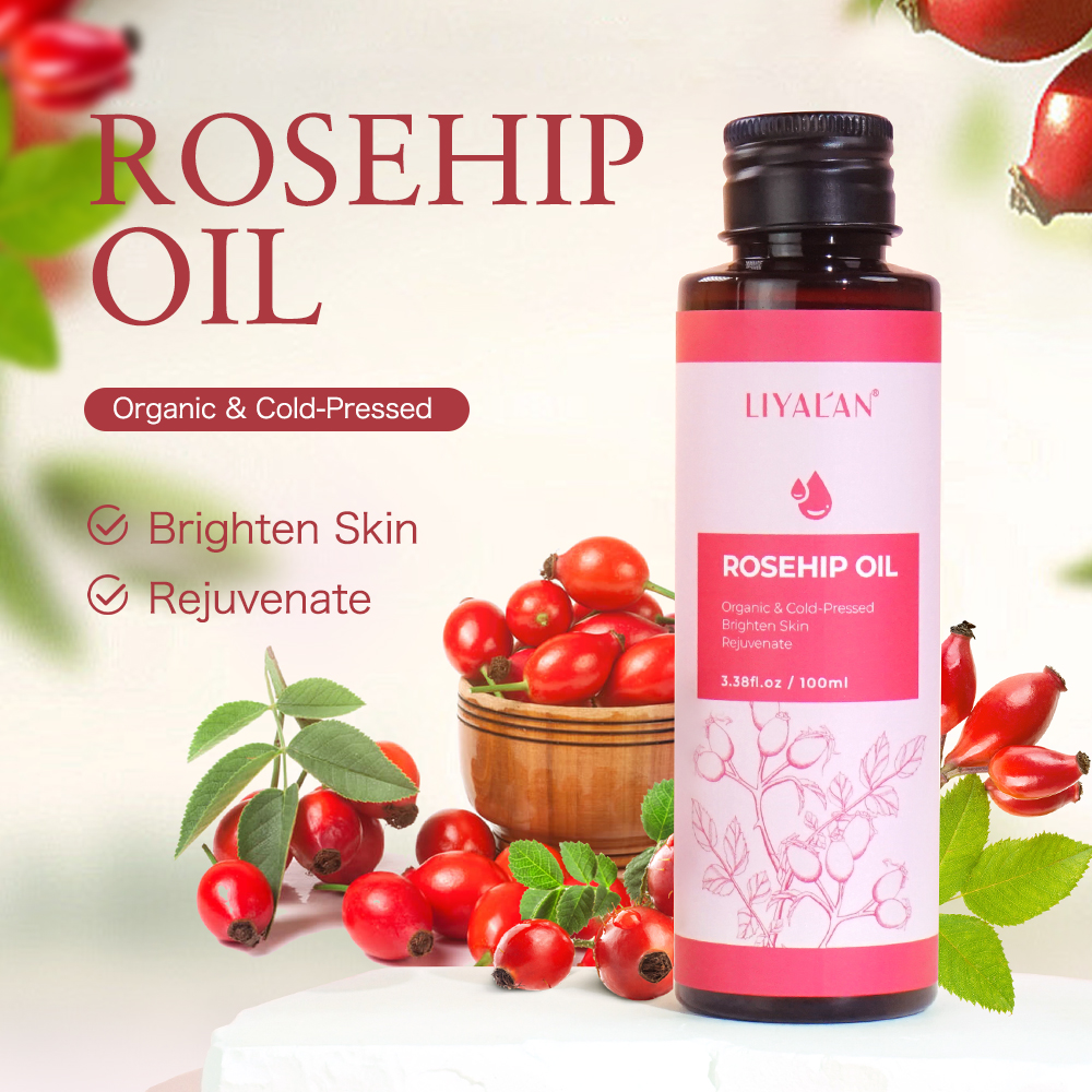 Cold Pressed Rose Hip - 100ml Rosehip Oil Brighten Firm Rejuvenate