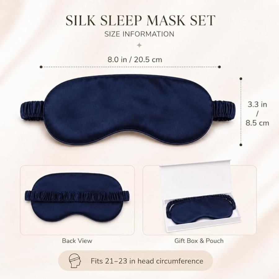 Silk Sleep Mask Light Blocking – обзор и цена Luxury Skincare Anti Aging