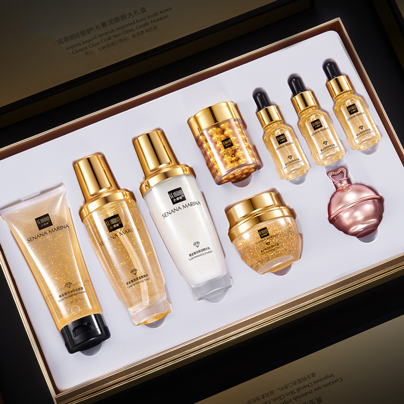 Women 24K Gold Skin Care Set 9 – обзор и цена Luxury Gold Skincare