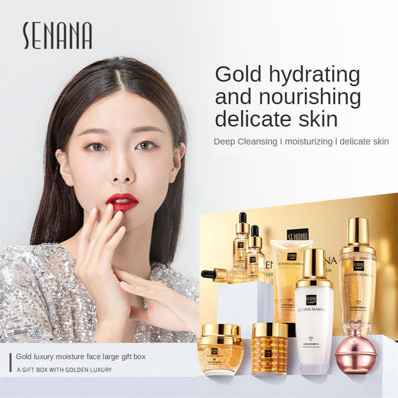Women 24K Gold Skin Care Set 9 – обзор и цена Luxury Gold Skincare