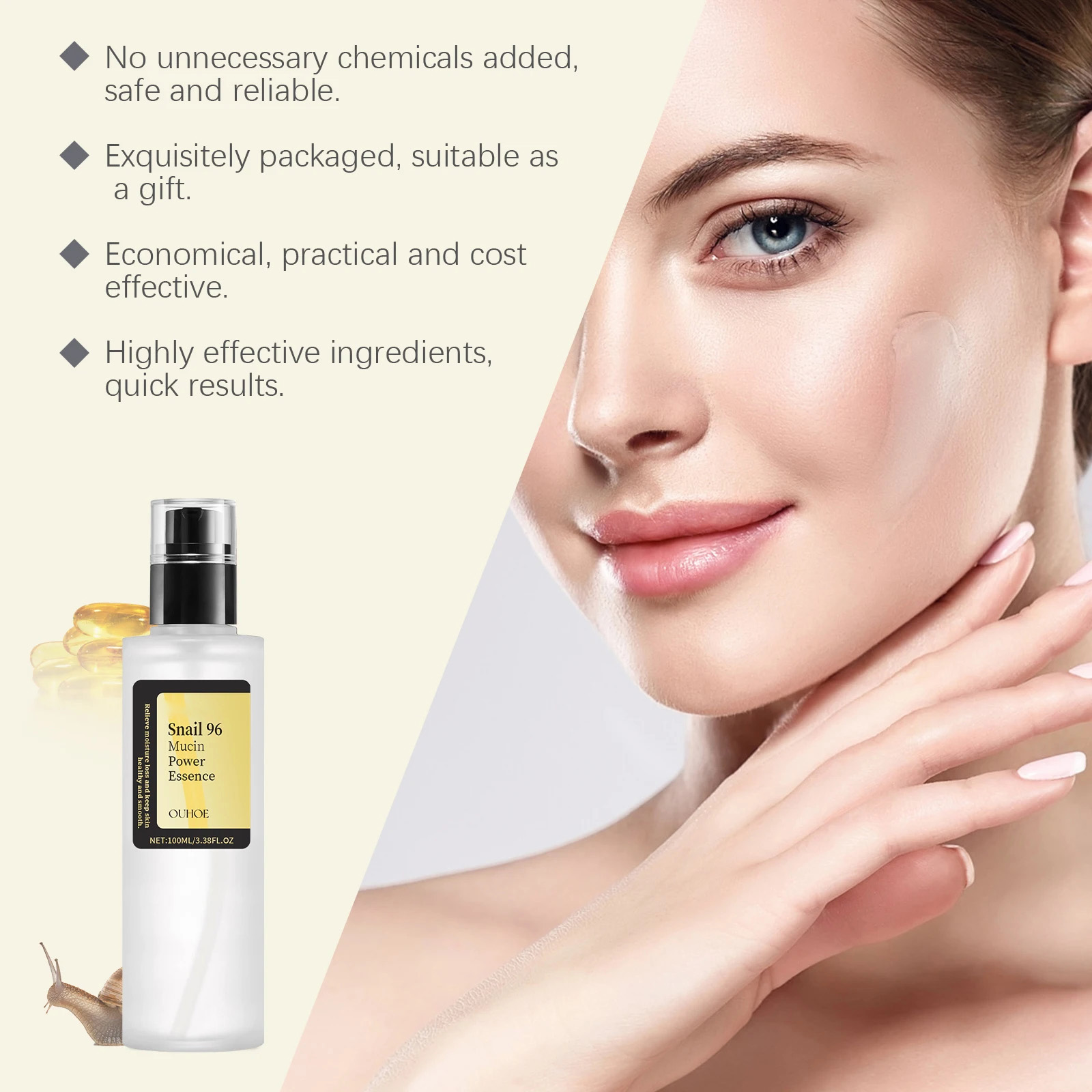 Precious Snail 96 Mucin Power  – обзор и цена Snail Secretion 96