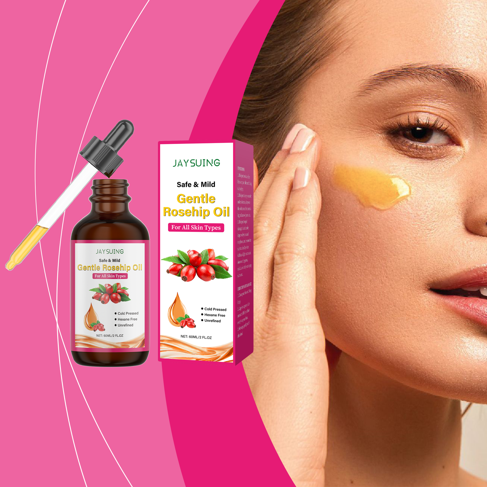 Rosehip Seed Oil for Face Cold – обзор и цена Cold Pressed Rose Hip