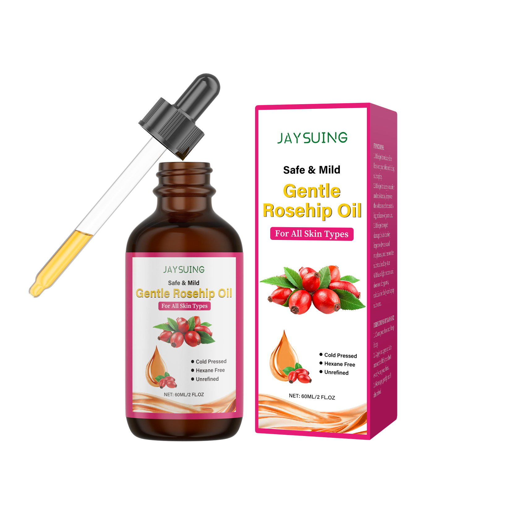 Rosehip Seed Oil for Face Cold – обзор и цена Cold Pressed Rose Hip