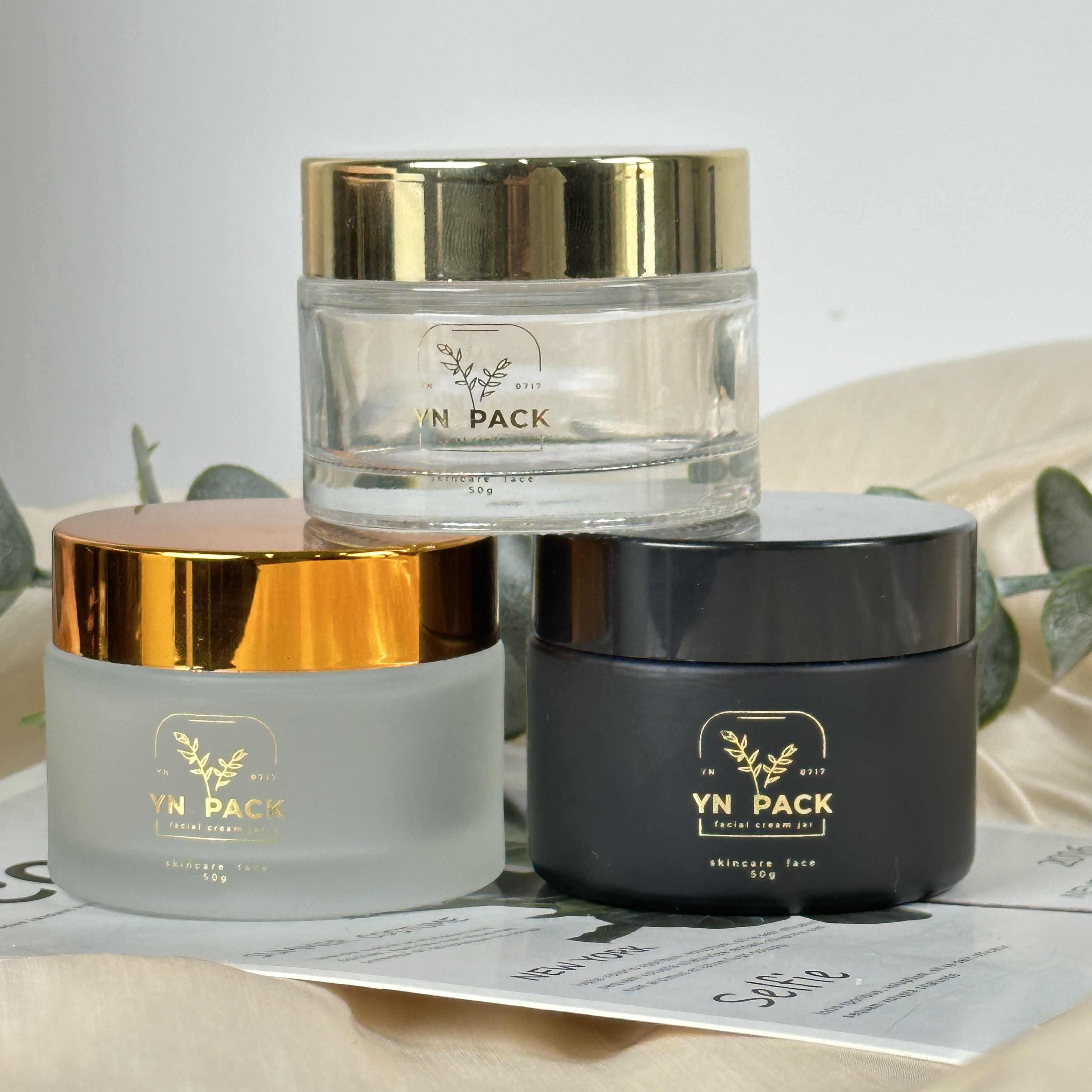 luxury glass jar Wholesa frost – обзор и цена Luxury Gold Skincare