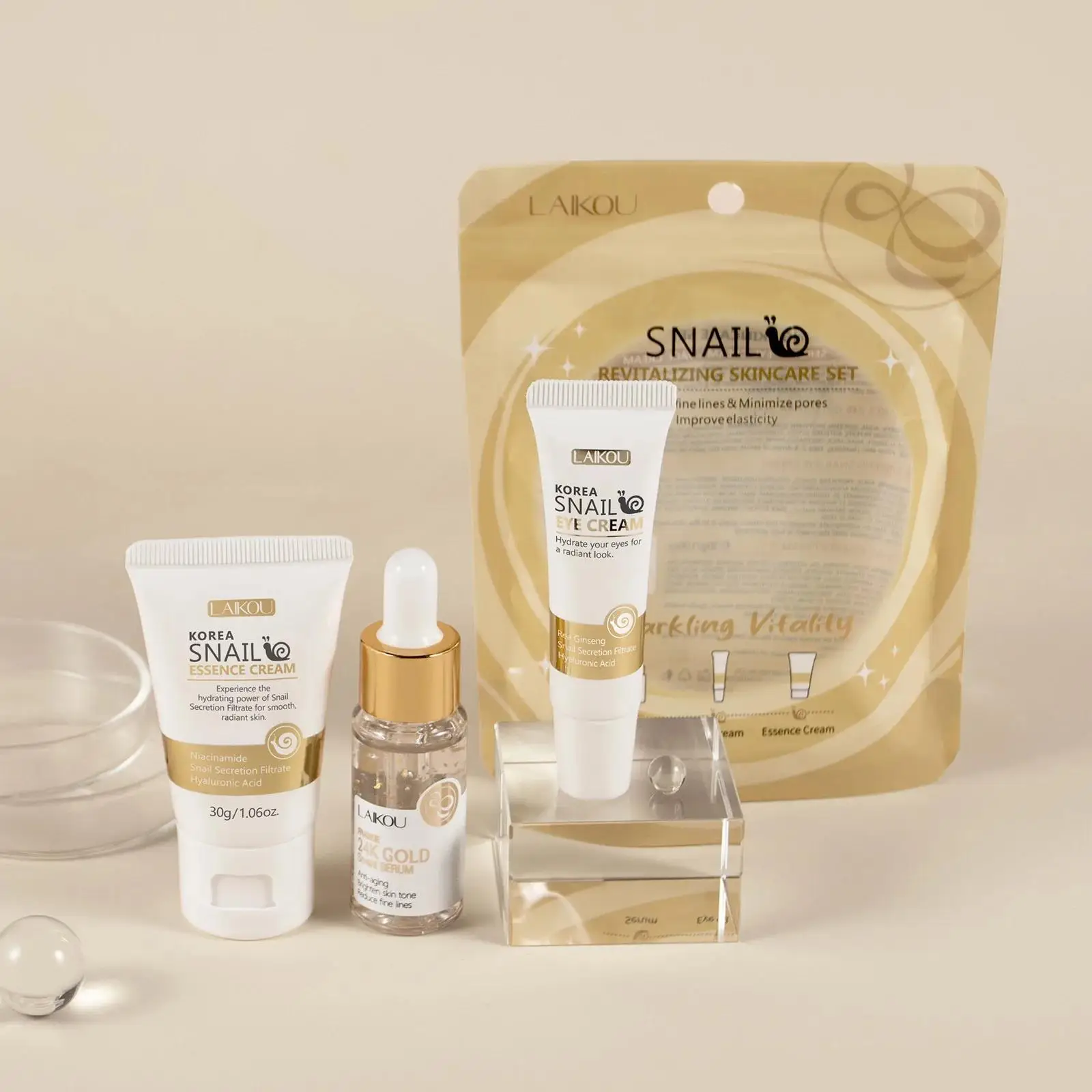 24K Gold Snail Repair Serum Ey – обзор и цена Luxury Gold Skincare