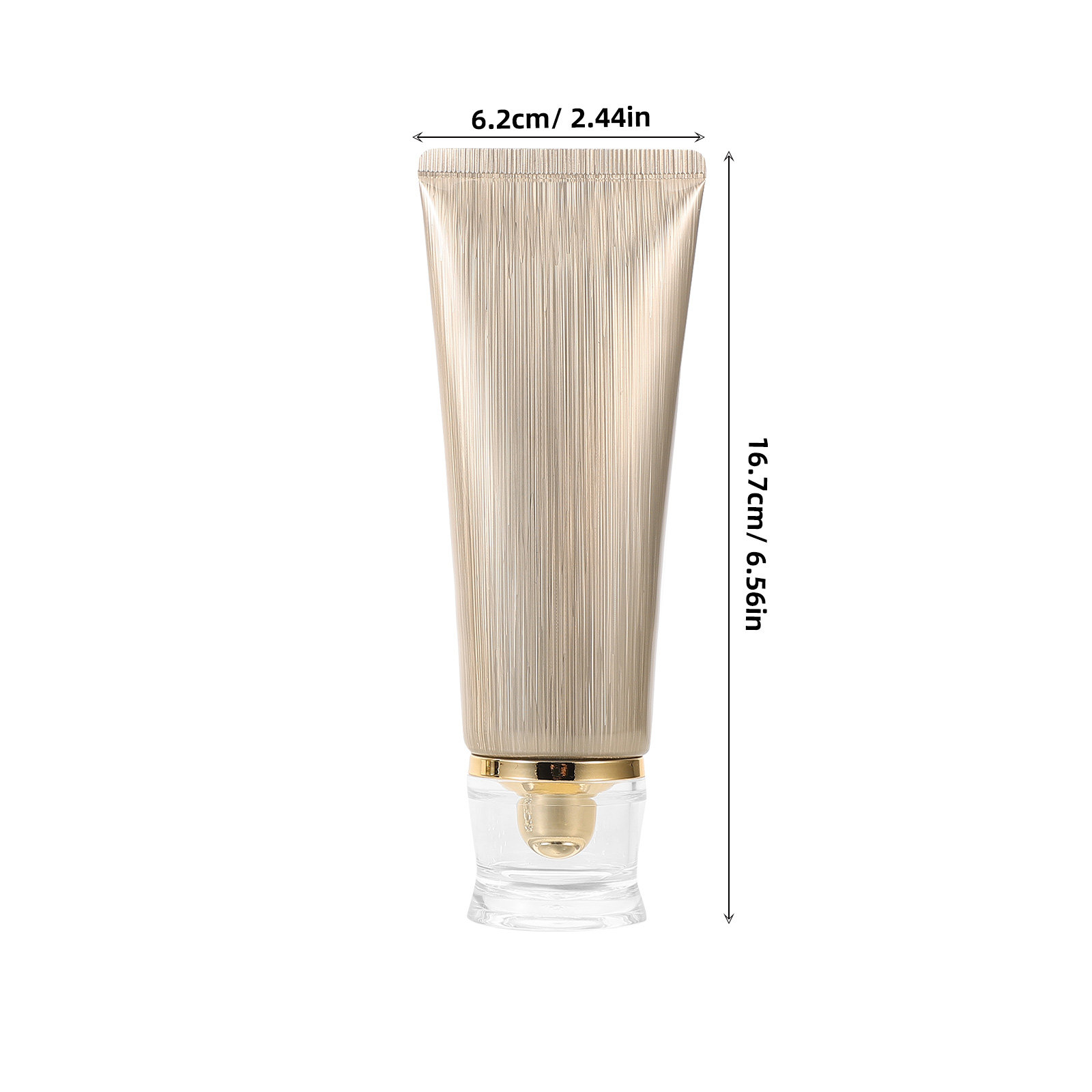 4Pcs Portable Travel Tubes Lea – обзор и цена Luxury Gold Skincare