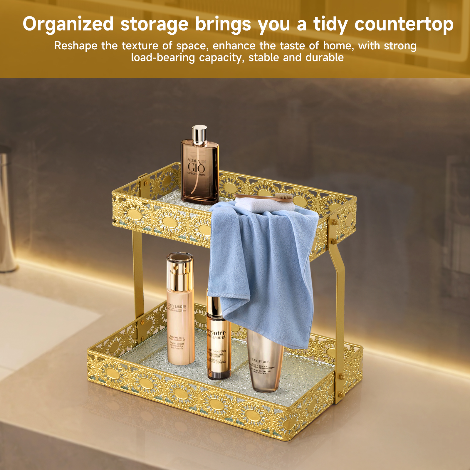 Double-Layer Glass Storage Tra – обзор и цена High Luxury Skincare