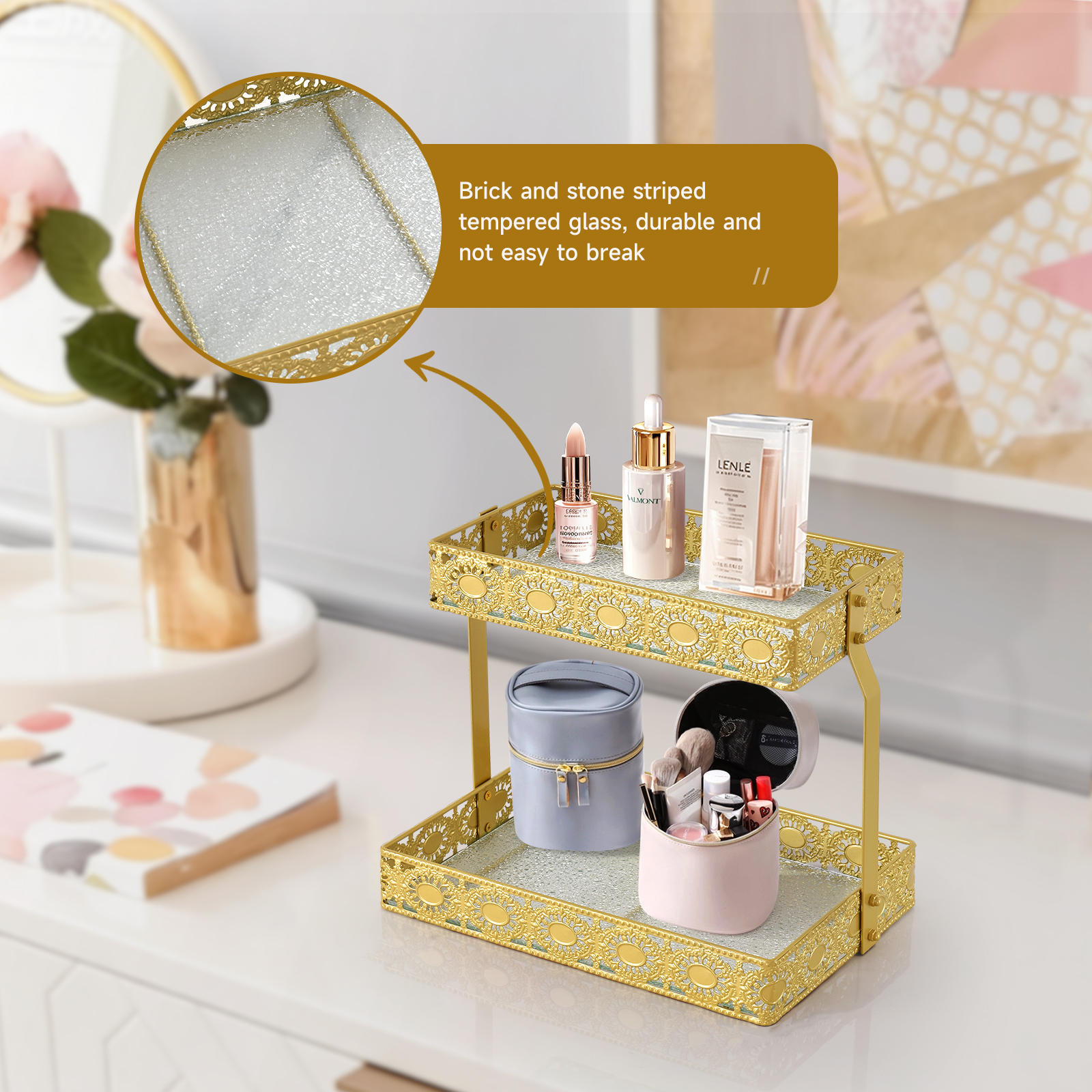 Double-Layer Glass Storage Tra – обзор и цена High Luxury Skincare