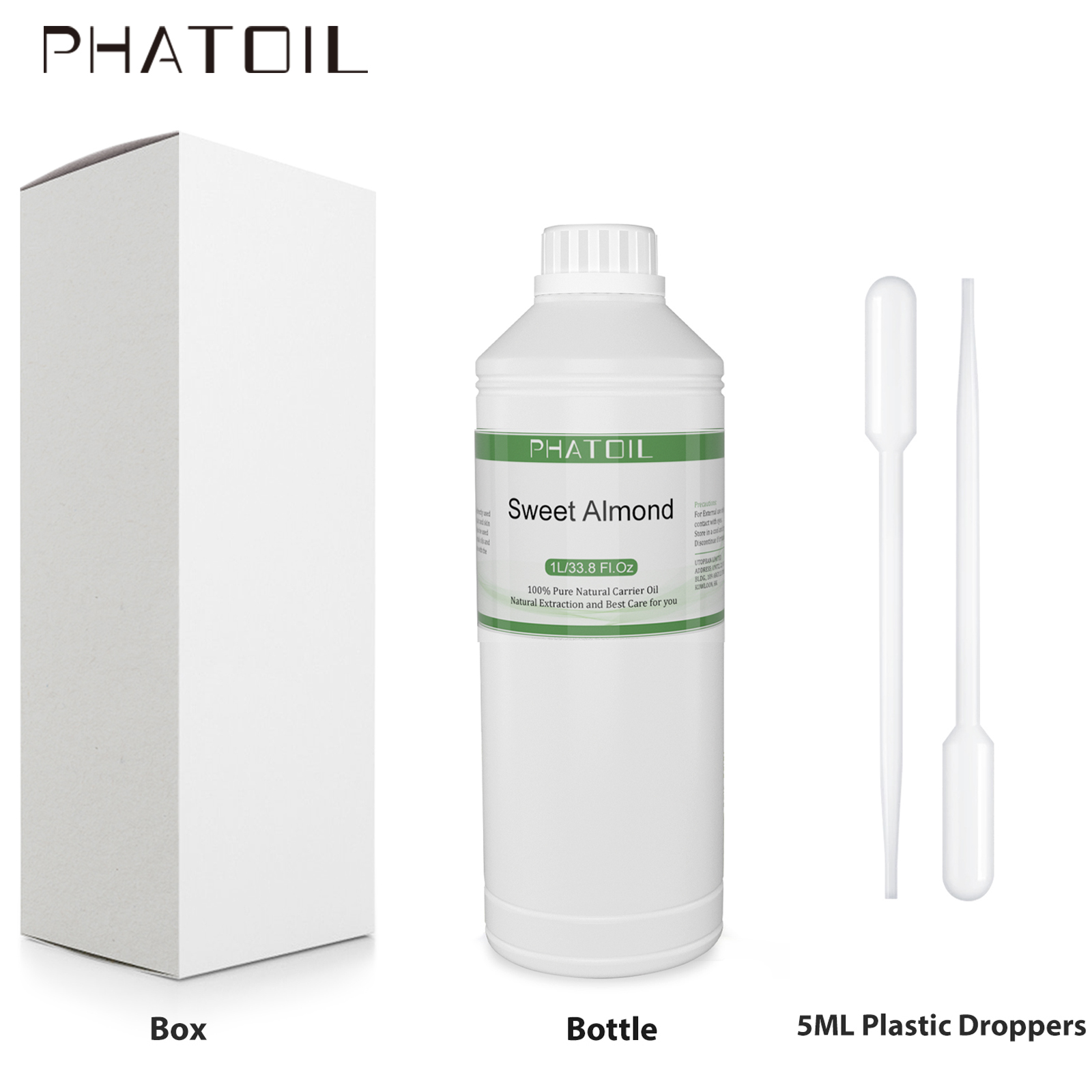 PHATOIL 1000ml Sweet Almond Oi – обзор и цена Cold Pressed Rose Hip