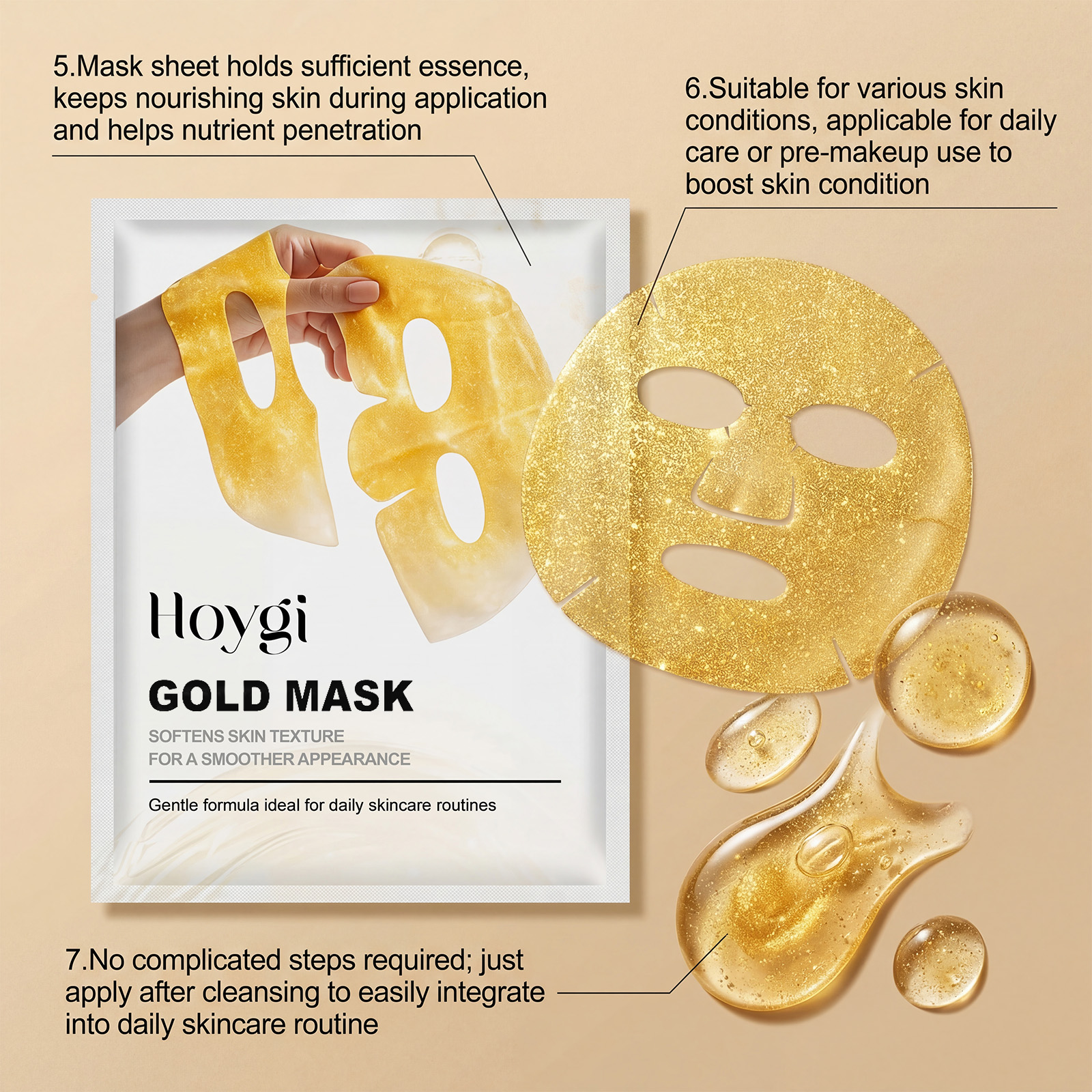 24k Gold Face Mask Niacinamide – обзор и цена Luxury Gold Skincare