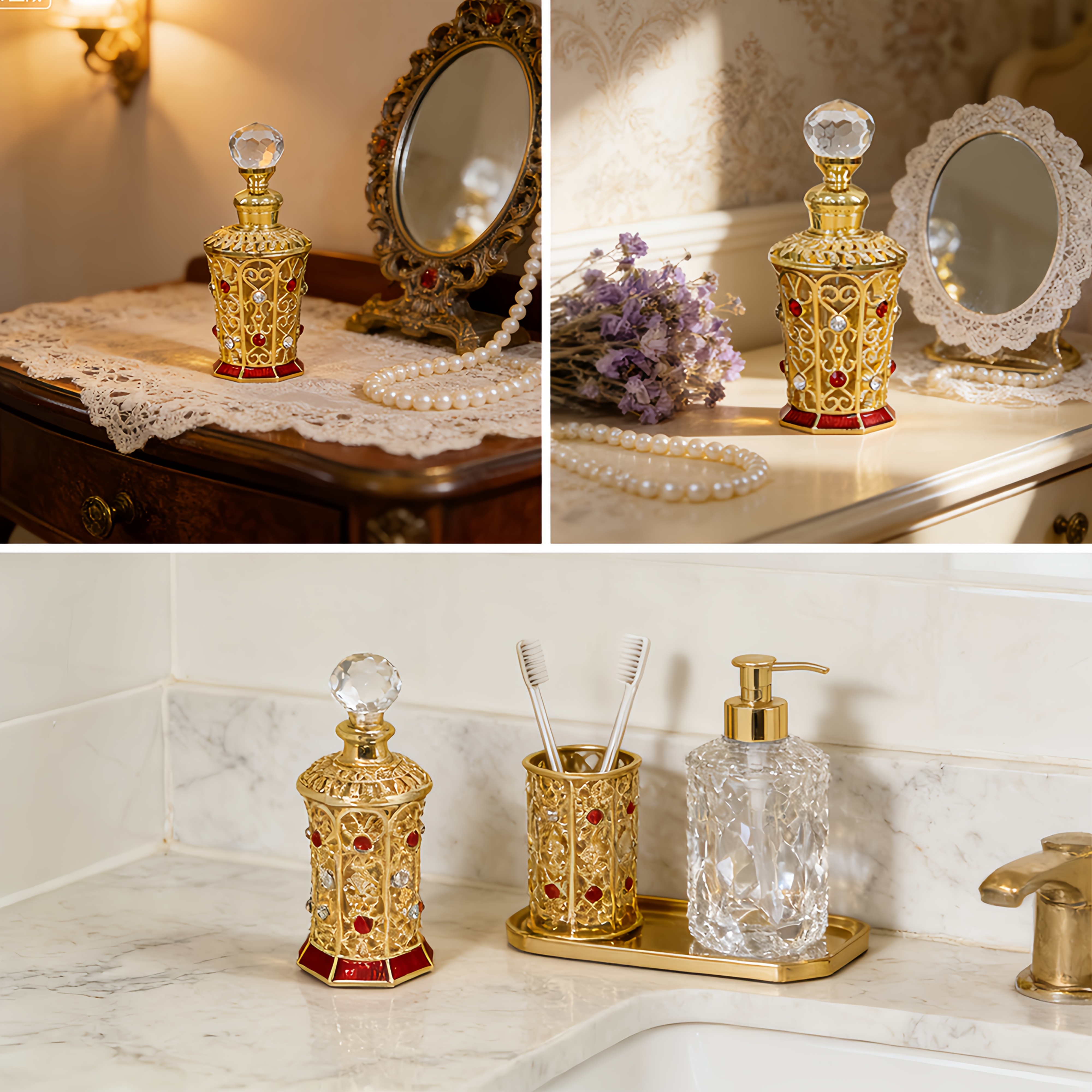 A Set of Vintage-Style Dispens – обзор и цена Luxury Gold Skincare
